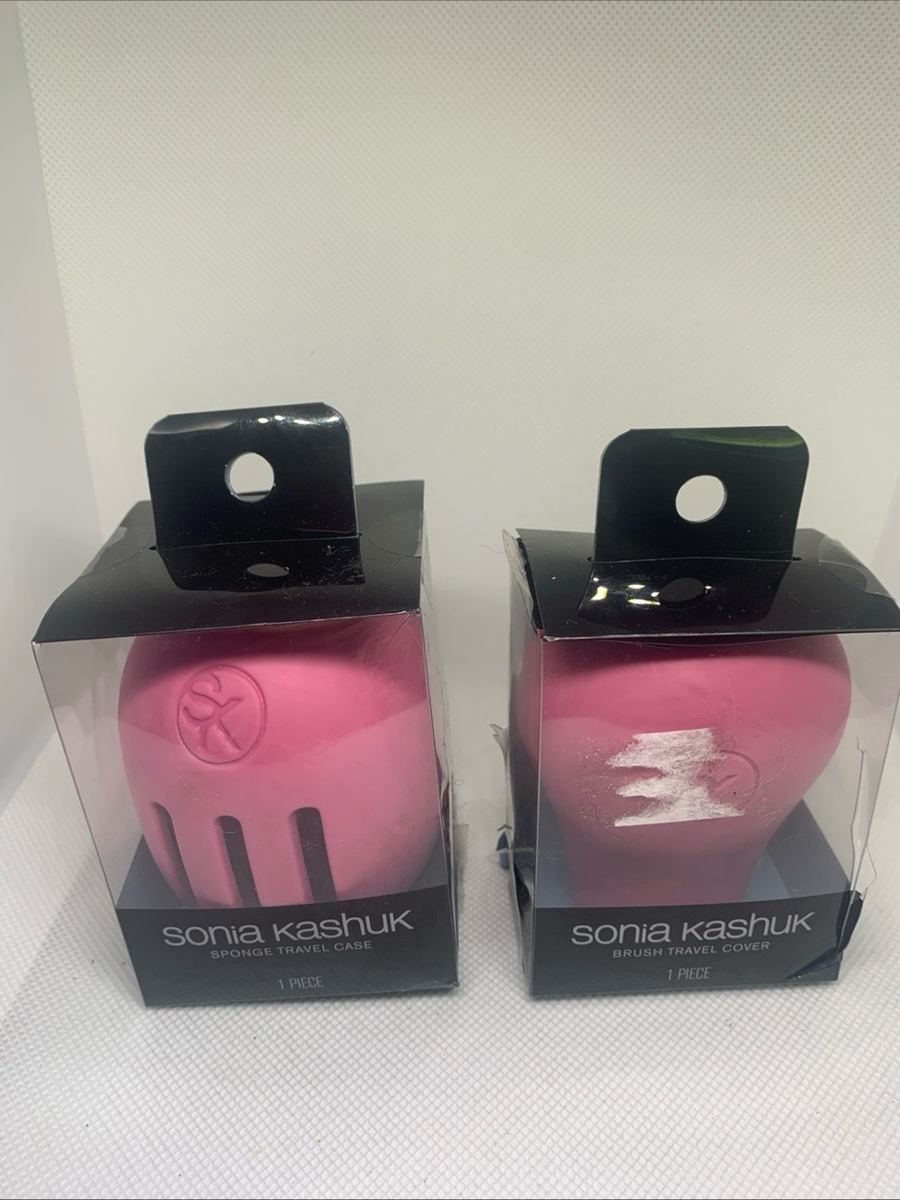 Sonia Kashuk Makeup Sponge Case & Brush Cover Set of 2 NIB